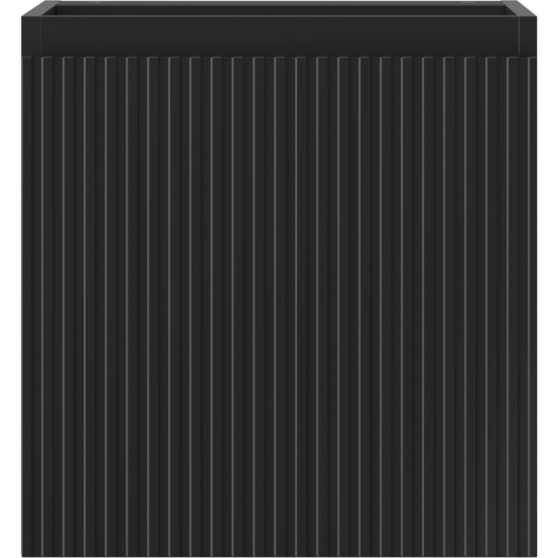 Mexen Rivel armoire de salle de bain sous lavabo 45 cm, 1 porte, rainurée, noir mat - 91A21-04547-1-BF71