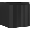 Mexen Rivel armoire de salle de bains sous-lavabo 45 cm, 1 porte, rainurée, noir mat - 91A21-04547-1-BF71