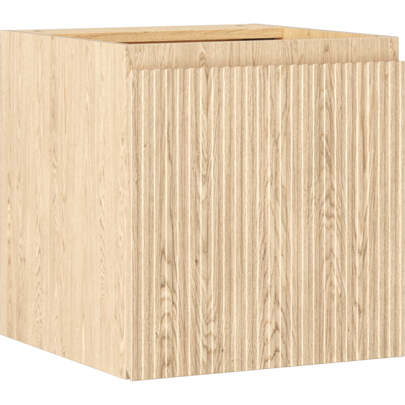 Mexen Rivel meuble de salle de bains sous-lavabo 45 cm, 1 porte, rainuré, chêne - 91A21-04547-1-BF81