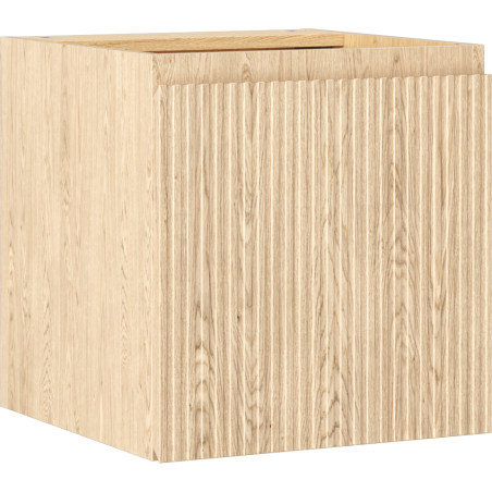 Mexen Rivel meuble de salle de bain sous-lavabo 45 cm, 1 porte, rainuré, chêne - 91A21-04547-1-BF81