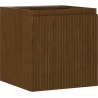Mexen Rivel armoire de salle de bain sous-vasque 45 cm, 1 porte, rainurée, noyer - 91A21-04547-1-BF86