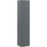 Mexen Rivel colonne de salle de bain 35 cm, 1 porte, rainurée, graphite mat - 91A21-03016-1-BF66