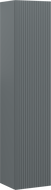 Mexen Rivel colonne de salle de bain 35 cm, 1 porte, rainurée, graphite mat - 91A21-03016-1-BF66