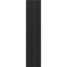 Mexen Rivel colonne de salle de bain 35 cm, 1 porte, rainurée, noir mat - 91A21-03016-1-BF71