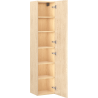 Mexen Rivel colonne de salle de bain 35 cm, 1 porte, rainuré, chêne - 91A21-03016-1-BF81