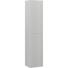 Mexen Rivel colonne de salle de bain 35 cm, 2 portes, rainurée, gris mat - 91A21-03016-2-BF62
