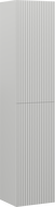 Mexen Rivel colonne de salle de bain 35 cm, 2 portes, rainurée, gris mat - 91A21-03016-2-BF62