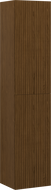 Mexen Rivel colonne de salle de bain 35 cm, 2 portes, rainurée, noyer - 91A21-03016-2-BF86