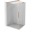 Mexen Rox L cabine de douche coulissante 105 x 100 cm, transparent, cuivre brossé - 8C2L-105-100-65-00