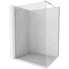 Mexen Kioto paroi de douche 140 x 200 cm, transparent 8 mm, Chrome - 800-140-101-01-00