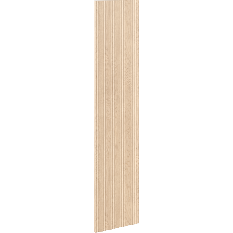 Mexen Rivel façade rainurée pour corps d'armoire de salle de bain 35 x 160 cm, chêne - 91A21-1600-300-1-81