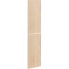 Mexen Rivel façade rainurée pour caisson d'armoire de salle de bain 35 x 80 cm (2 pièces), chêne - 91A21-1600-300-2-81