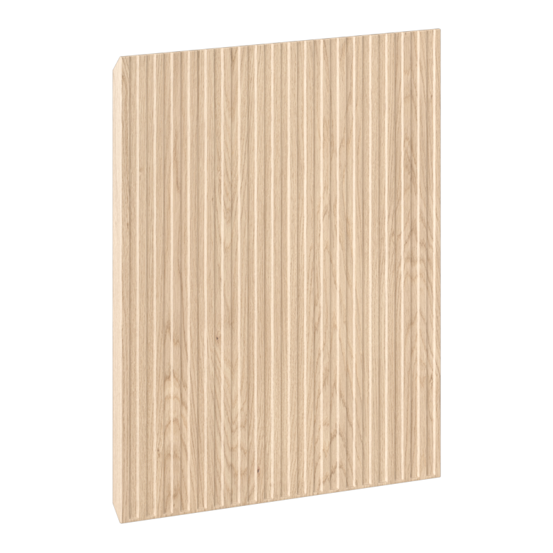 Mexen Rivel façade rainurée pour caisson de meuble de salle de bain 45 x 43,5 cm, chêne - 91A21-0450-470-1-81