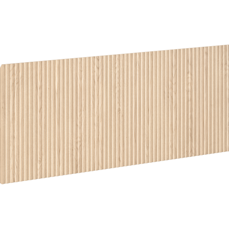 Mexen Rivel devant rainuré pour le corps du meuble de salle de bains 120 x 43,5 cm, chêne - 91A20-1200-470-1-81
