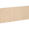 Mexen Rivel devant rainuré pour le corps du meuble de salle de bains 120 x 43,5 cm, chêne - 91A20-1200-470-1-81