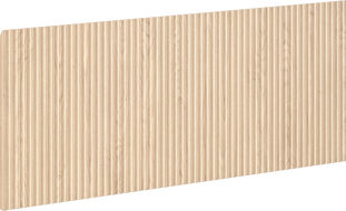 Mexen Rivel devant rainuré pour le corps du meuble de salle de bains 120 x 43,5 cm, chêne - 91A20-1200-470-1-81