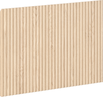 Façade Mexen Rivel rainurée pour meuble de salle de bain 40 x 43,5 cm, chêne - 91A20-0400-470-1-81