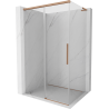 Mexen Rox L cabine de douche coulissante 105 x 120 cm, transparent, cuivre brossé - 8C2L-105-120-65-00