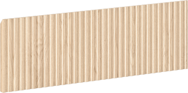 Mexen Rivel avant nervuré pour corps d'armoire de salle de bain 60 x 20 cm, chêne - 91A20-0600-235-1-81