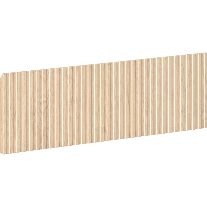 Mexen Rivel avant rainuré pour le corps de l'armoire de salle de bains 70 x 20 cm, chêne - 91A20-0700-235-1-81