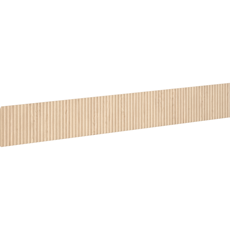 Mexen Rivel façade striée pour corps de meuble de salle de bain 140 x 20 cm, chêne - 91A20-1400-235-1-81