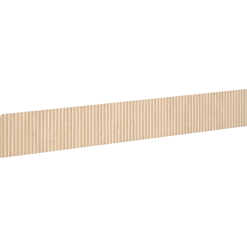 Mexen Rivel frontal rainuré pour caisse de meuble de salle de bain 160 x 20 cm, chêne - 91A20-1600-235-1-81