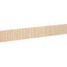 Mexen Rivel frontal rainuré pour caisse de meuble de salle de bain 160 x 20 cm, chêne - 91A20-1600-235-1-81