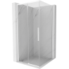 Mexen Rox cabine de douche coulissante 100 x 100 cm, transparent, blanc - 8C2-100-100-20-00