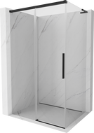 Mexen Rox L cabine de douche coulissante 90 x 80 cm, transparente, noire - 8C2L-090-080-70-00