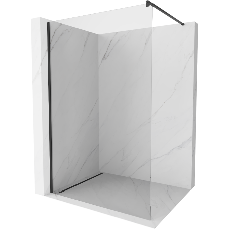 Mexen Kioto paroi de douche 80 x 200 cm, transparent 8 mm, Noir - 800-080-101-70-00