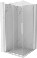 Mexen Rox cabine de douche coulissante 120 x 120 cm, transparent, blanc - 8C2-120-120-20-00