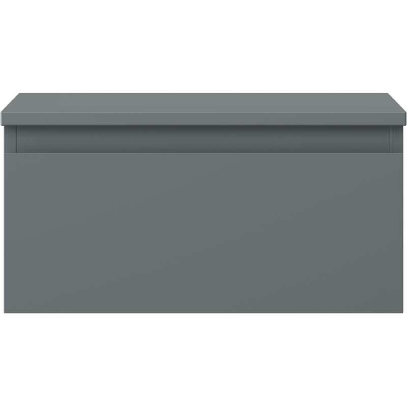 Mexen Orio meuble de salle de bain sous-lavabo 50 cm avec plateau, 1 tiroir, graphite mat - 91A10-05023-1-BFC66