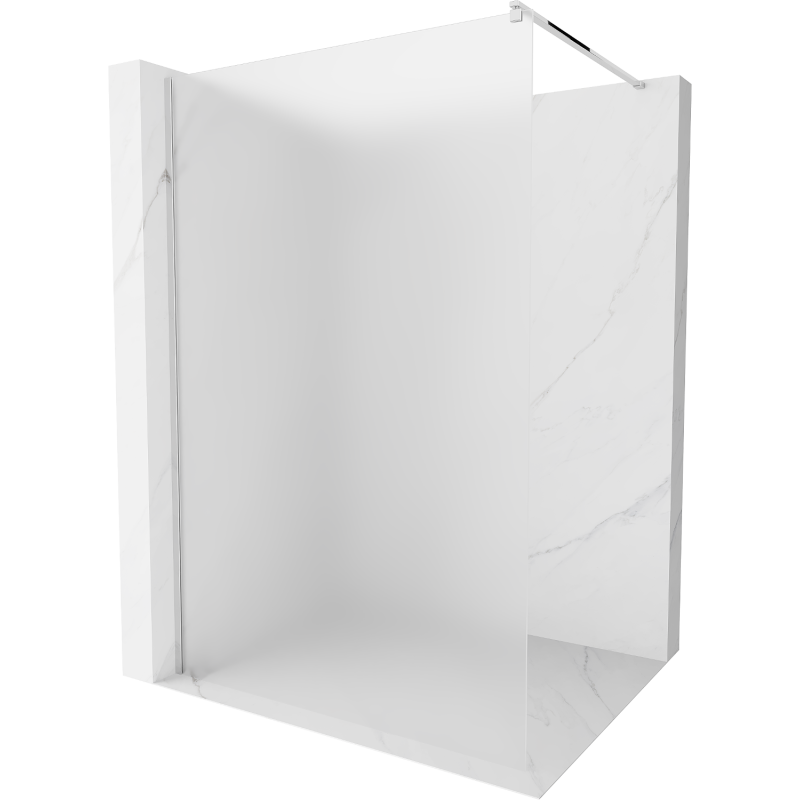 Mexen Kioto paroi de douche Walk-in 110 x 200 cm, givre 8 mm, chrome - 800-110-101-01-30