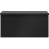 Mexen Orio meuble de salle de bain sous-lavabo 50 cm avec plateau, 1 tiroir, noir mat - 91A10-05023-1-BFC71
