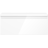 Mexen Orio meuble de salle de bains sous lavabo 60 cm avec plateau, 1 tiroir, blanc brillant - 91A10-06023-1-BFC00