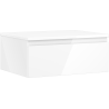 Mexen Orio meuble de salle de bains sous lavabo 60 cm avec plateau, 1 tiroir, blanc brillant - 91A10-06023-1-BFC00