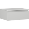 Mexen Orio armoire de salle de bain sous-vasque 60 cm avec plateau, 1 tiroir, gris mat - 91A10-06023-1-BFC62