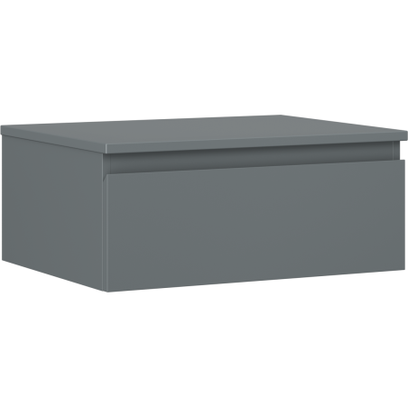 Mexen Orio armoire de salle de bain sous lavabo 60 cm avec plateau, 1 tiroir, graphite mat - 91A10-06023-1-BFC66