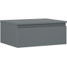 Mexen Orio armoire de salle de bain sous lavabo 60 cm avec plateau, 1 tiroir, graphite mat - 91A10-06023-1-BFC66