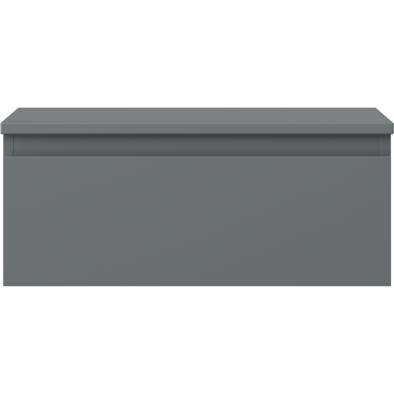 Mexen Orio meuble de salle de bain sous-vasque 60 cm avec plateau, 1 tiroir, graphite mat - 91A10-06023-1-BFC66