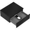Mexen Orio meuble sous-vasque 60 cm avec plateau, 1 tiroir, noir mat - 91A10-06023-1-BFC71