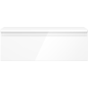 Mexen Orio meuble de salle de bain sous lavabo 70 cm avec plateau, 1 tiroir, blanc brillant - 91A10-07023-1-BFC00