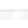 Mexen Orio meuble de salle de bain sous-vasque 70 cm avec plateau, 1 tiroir, blanc brillant - 91A10-07023-1-BFC00