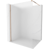 Mexen Kioto paroi de douche Walk-in 70 x 200 cm, givre 8 mm, or rose - 800-070-101-60-30
