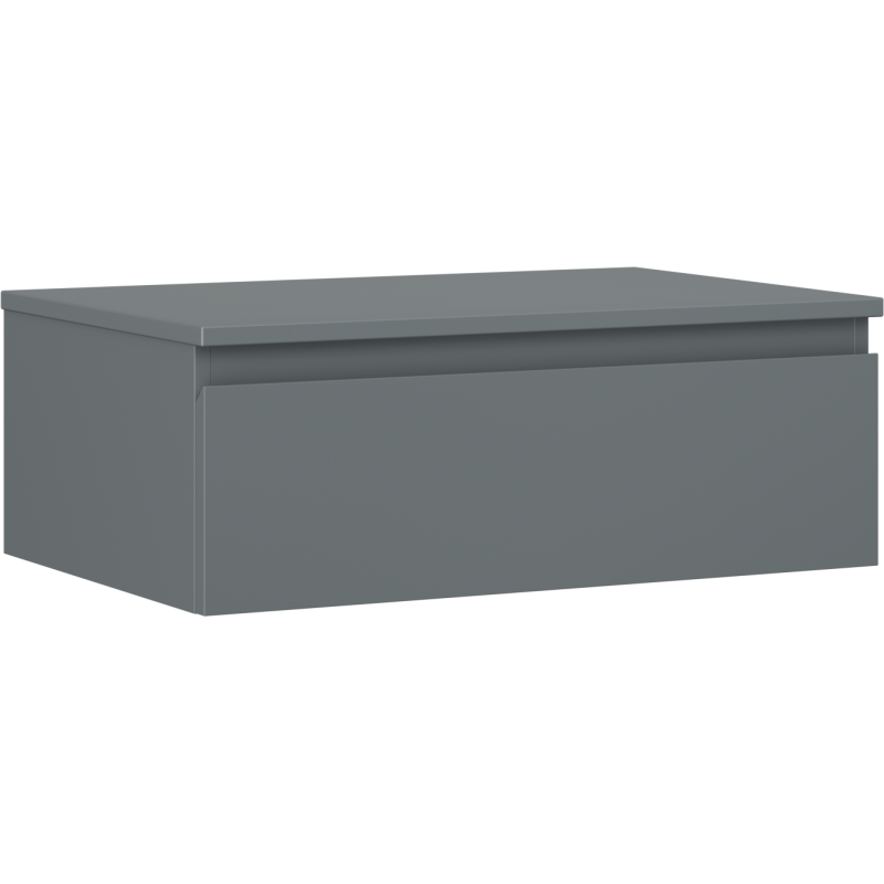 Mexen Orio meuble de salle de bain sous lavabo 70 cm avec plateau, 1 tiroir, graphite mat - 91A10-07023-1-BFC66
