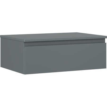 Mexen Orio meuble de salle de bain sous lavabo 70 cm avec plateau, 1 tiroir, graphite mat - 91A10-07023-1-BFC66