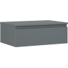 Mexen Orio meuble de salle de bain sous lavabo 70 cm avec plateau, 1 tiroir, graphite mat - 91A10-07023-1-BFC66