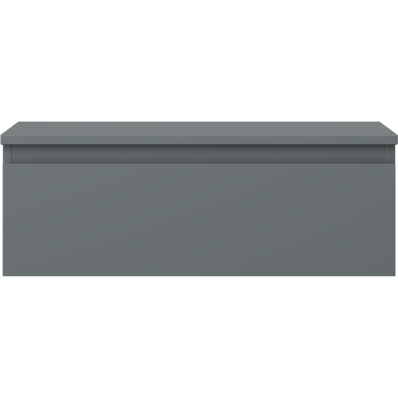Mexen Orio armoire de salle de bain sous lavabo 70 cm avec plan de travail, 1 tiroir, graphite mat - 91A10-07023-1-BFC66