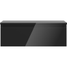Meuble de salle de bains Mexen Orio sous lavabo 70 cm avec plateau, 1 tiroir, noir brillant - 91A10-07023-1-BFC70