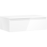 Mexen Orio meuble lavabo de salle de bain 80 cm avec plateau, 1 tiroir, blanc brillant - 91A10-08023-1-BFC00